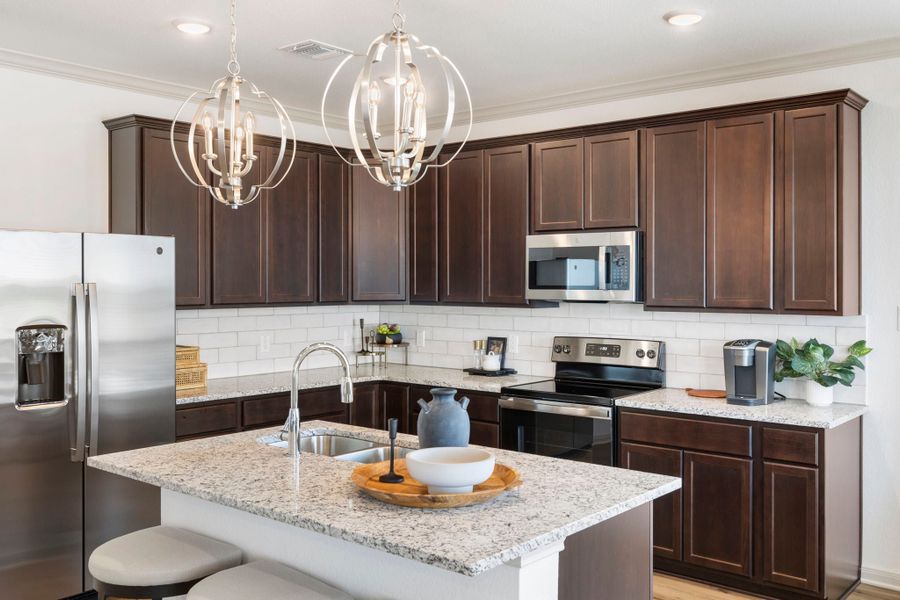 Furnished interior in a model home at The Valley at Great Hills in Copperas Cove (Image 13).