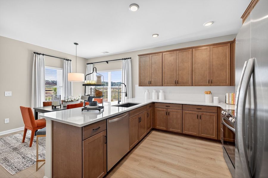 Furnished interior in a model home at Stonebridge North in Macon (Image 38).