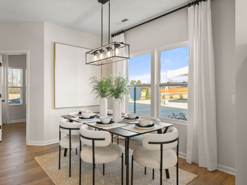 Furnished interior in a model home at Reedy Fork Middleton in Greensboro (Image 13).