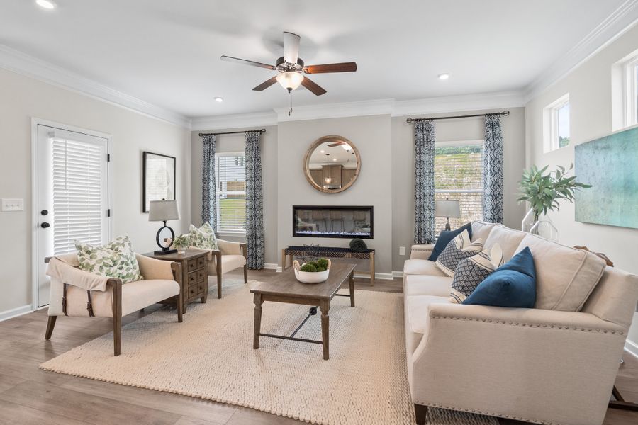 The Braselton II - Family Room