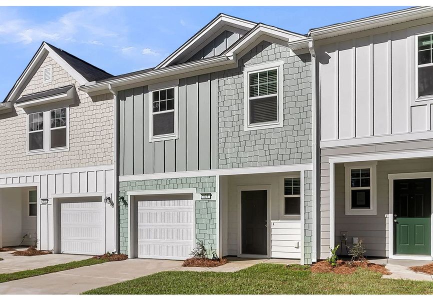 Front exterior of a home in the Halstead community, located in Moncks Corner, SC (Image 2).