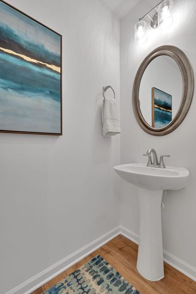 Furnished interior in a model home at Village Green in Adairsville (Image 24).