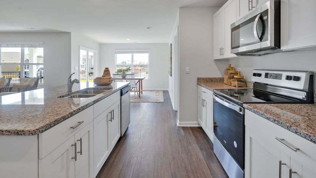 Furnished interior in a model home at Mariners Reach in Bolivia (Image 6). Furnished interior in a model home at Mariners Reach in Bolivia (Image 6).
