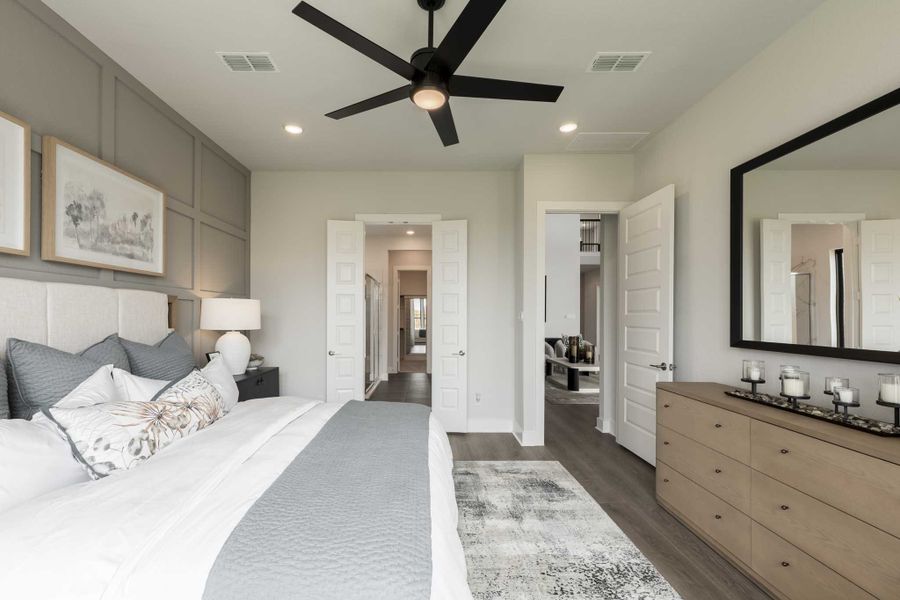 Furnished interior in a model home at Tompkins Reserve in Katy (Image 22). Furnished interior in a model home at Tompkins Reserve in Katy (Image 22).