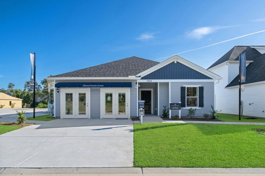 Front exterior of a home in the Creekview Landing community, located in Shallotte, NC (Image 3).