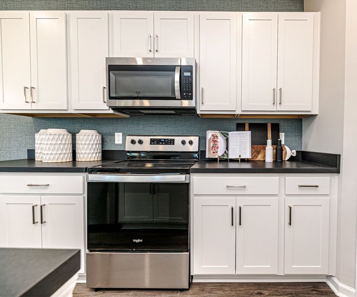 Furnished interior in a model home at Bedford in Raeford (Image 55).