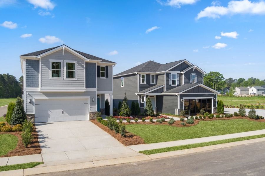 Front exterior of a home in the Bellina community, located in York, SC (Image 1). Front exterior of a home in the Bellina community, located in York, SC (Image 1).