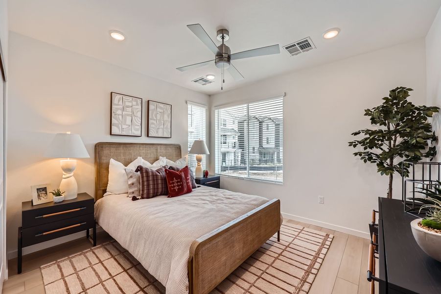 Furnished interior in a model home at The Residences at Victory Ridge in Colorado Springs (Image 9). Furnished interior in a model home at The Residences at Victory Ridge in Colorado Springs (Image 9).