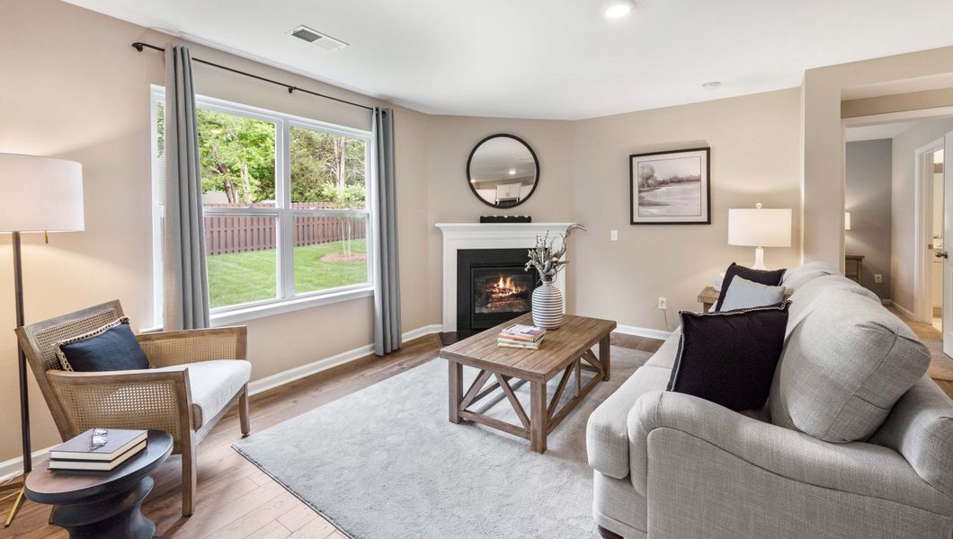 Furnished interior in a model home at Cambridge Creek in Piedmont (Image 18).