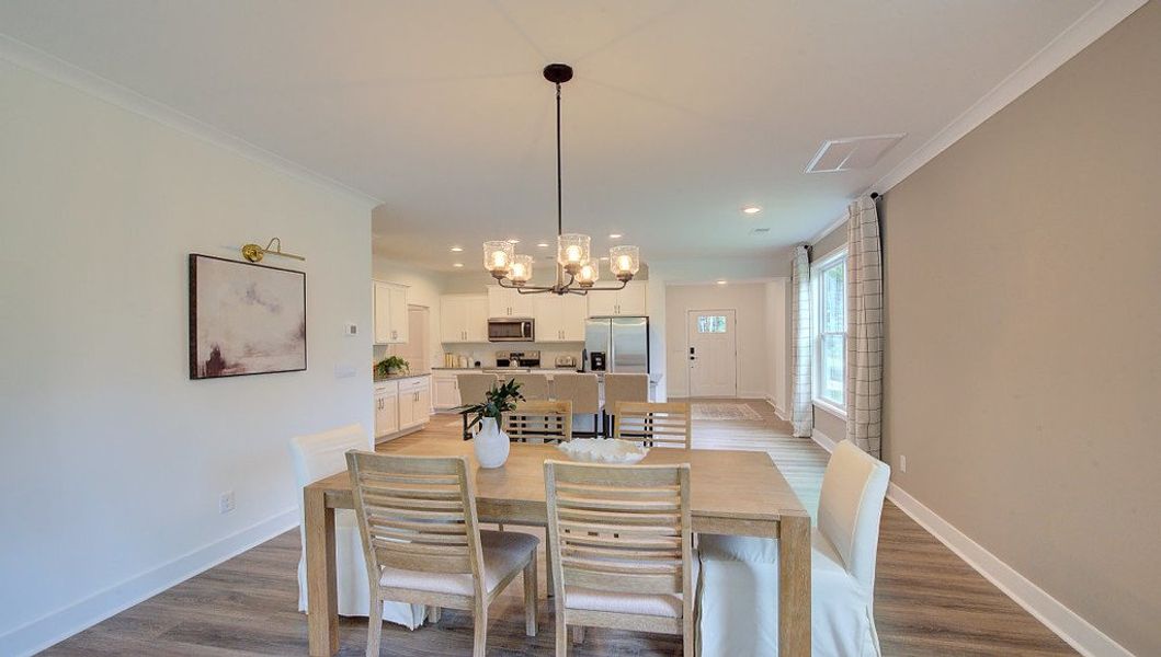 Furnished interior in a model home at Pleasant Grove in Weaverville (Image 8).