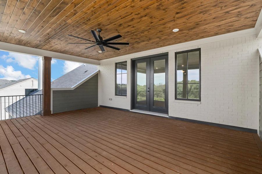 The Dresden H 2nd Story Covered Porch