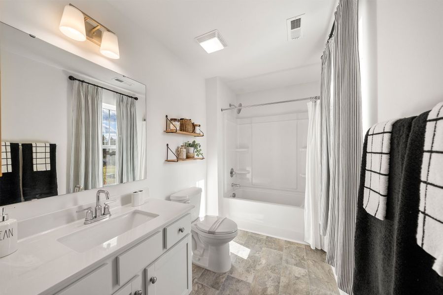 Furnished interior in a model home at Murray Heights in Winston-Salem (Image 18).