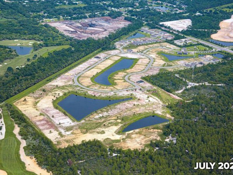 Site preparation and early development at High Pointe in Vero Beach, FL (Image 107).