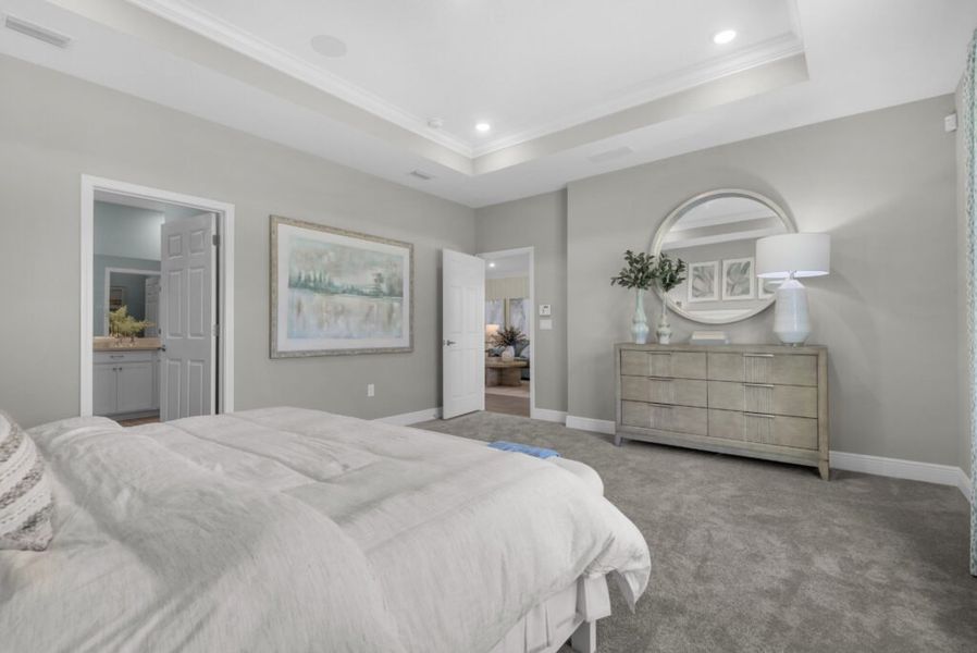 Furnished interior in a model home at Lake Merial in Panama City (Image 16).