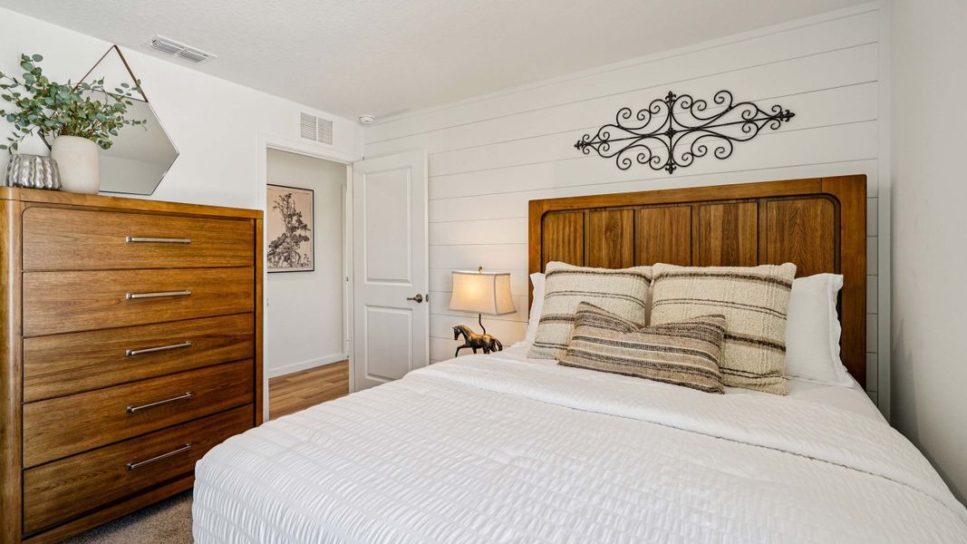 Furnished interior in a model home at Derby Creek in Ocala (Image 16). Furnished interior in a model home at Derby Creek in Ocala (Image 16).