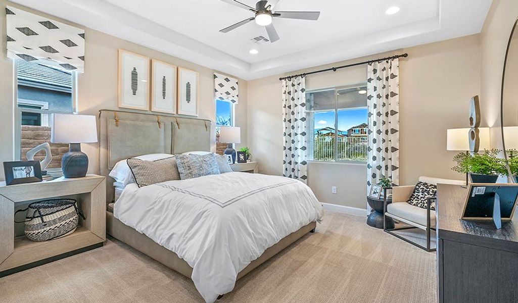 Furnished interior in a model home at River's Edge in Oro Valley (Image 4).
