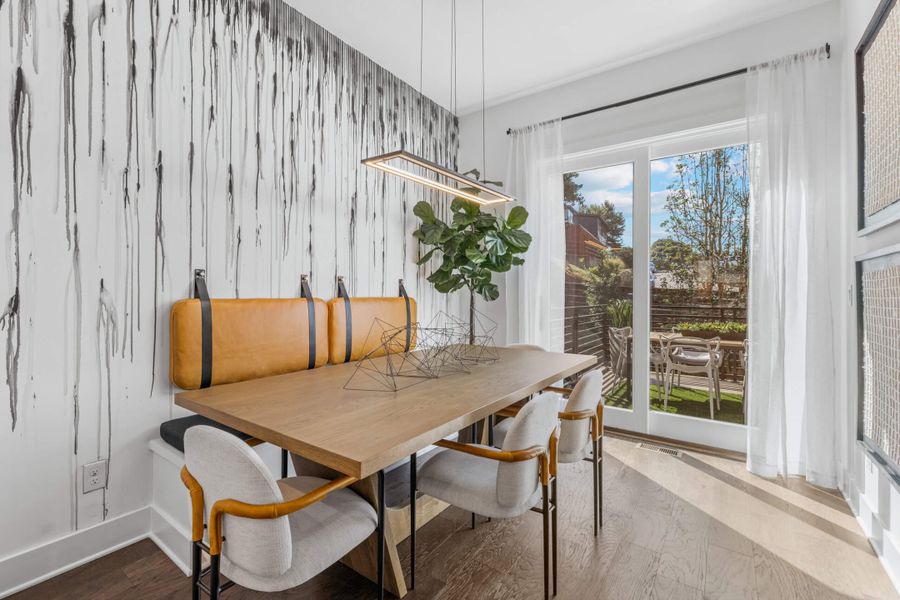 Furnished interior in a model home at Interlock in Atlanta (Image 13). Furnished interior in a model home at Interlock in Atlanta (Image 13).