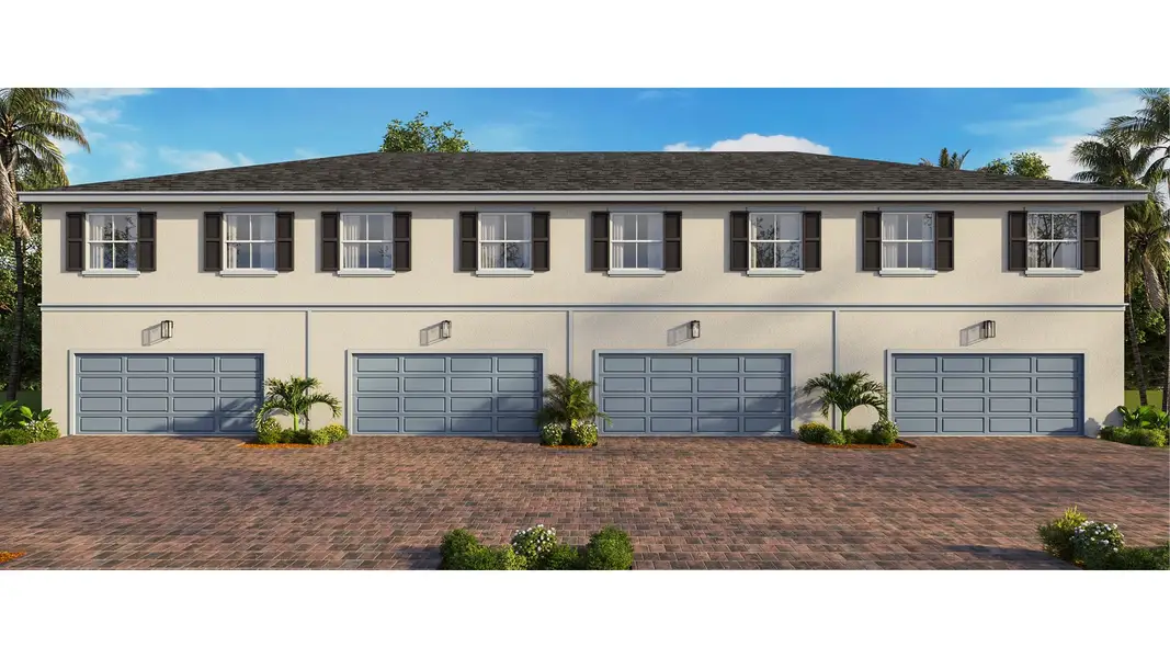 Front exterior of a home in the Sailfish Cay community, located in Stuart, FL (Image 7).