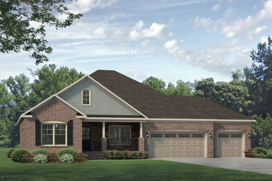 Front exterior of a home in the Blacksmith community, located in Stokesdale, NC (Image 20).
