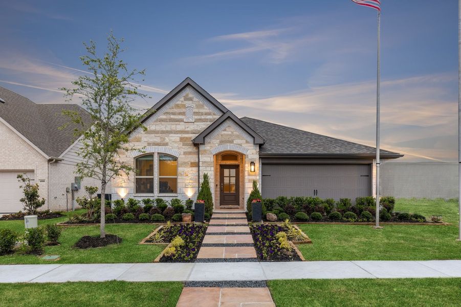 Front exterior of a home in the De Berry Reserve community, located in Royse City, TX (Image 3). Front exterior of a home in the De Berry Reserve community, located in Royse City, TX (Image 3).