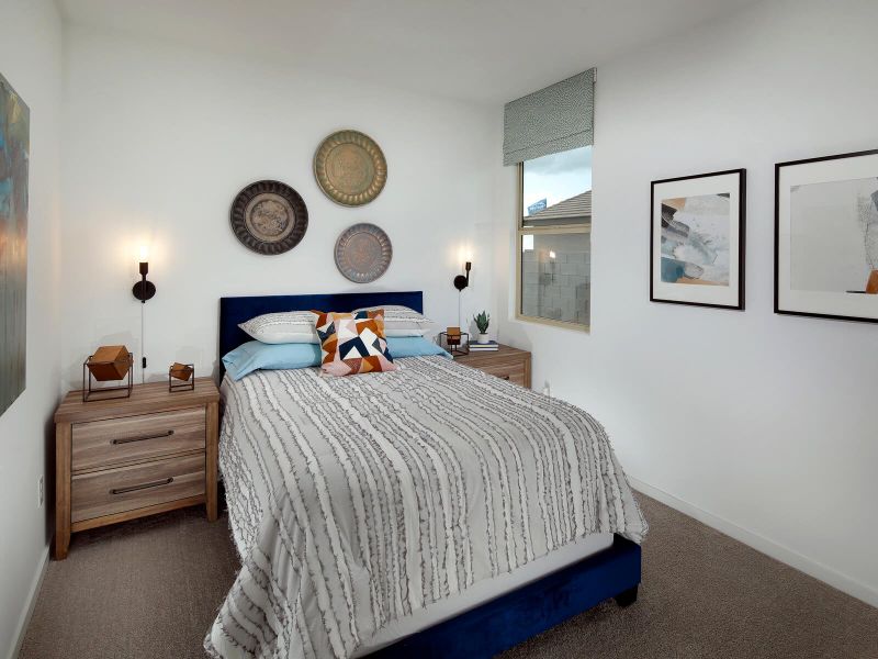 Furnished interior in a model home at San Tan Groves - Classic Series in San Tan Valley (Image 18).