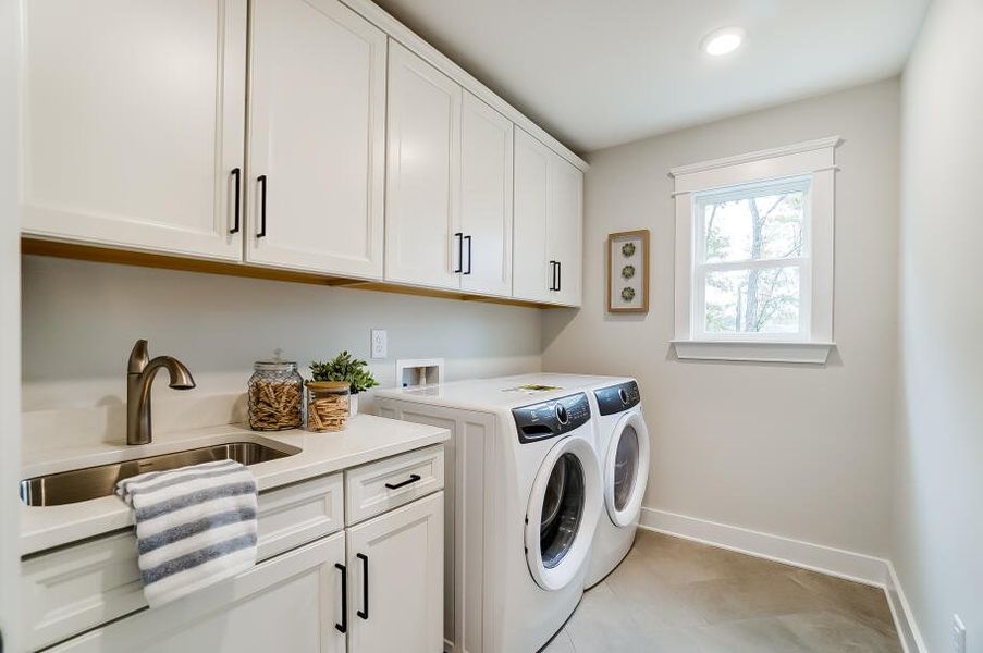 Furnished interior in a model home at Lauren Park in Lexington (Image 6).
