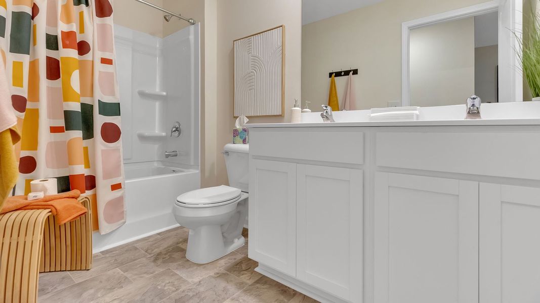 Furnished interior in a model home at Beechwood Meadows in Johnson City (Image 22).