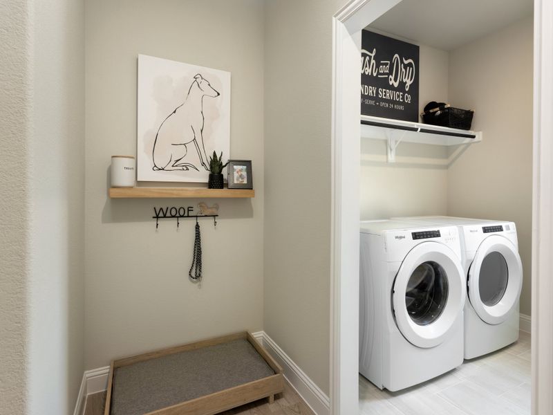 The Bexar laundry featured at Anna Ranch.