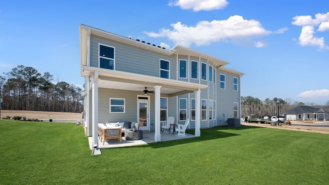 Exterior details of a home in Evergreen Crossing, Locust Grove (Image 11).