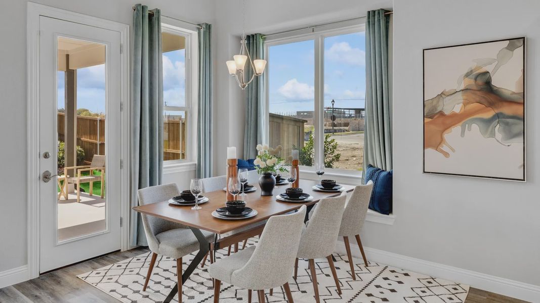 Furnished interior in a model home at Anna Ranch in Anna (Image 8). Furnished interior in a model home at Anna Ranch in Anna (Image 8).