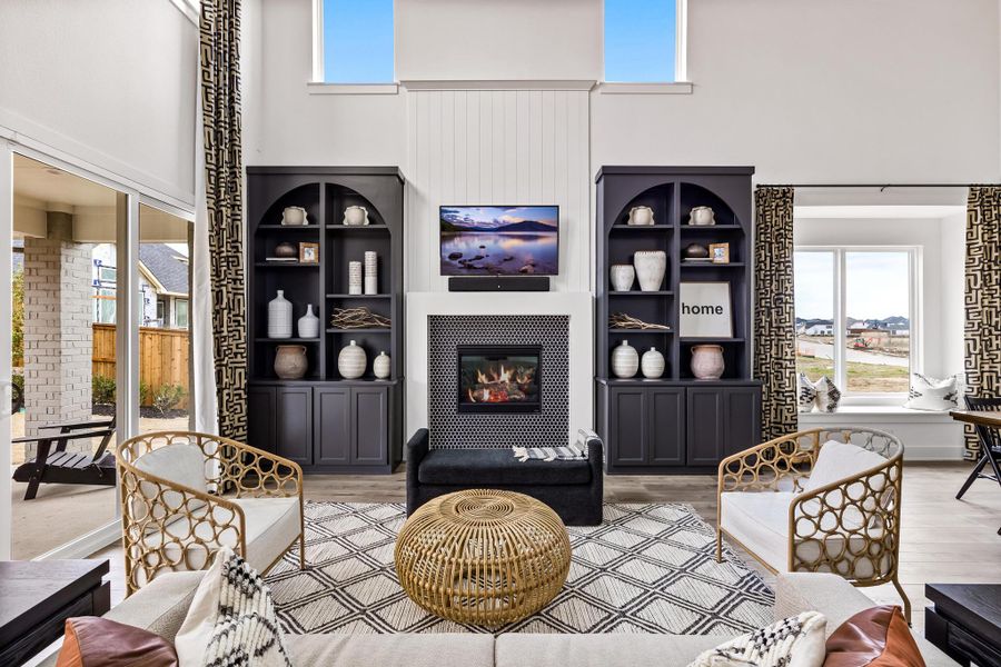 Furnished interior in a model home at Windsong Ranch - The Enclave in Prosper (Image 23). Furnished interior in a model home at Windsong Ranch - The Enclave in Prosper (Image 23).