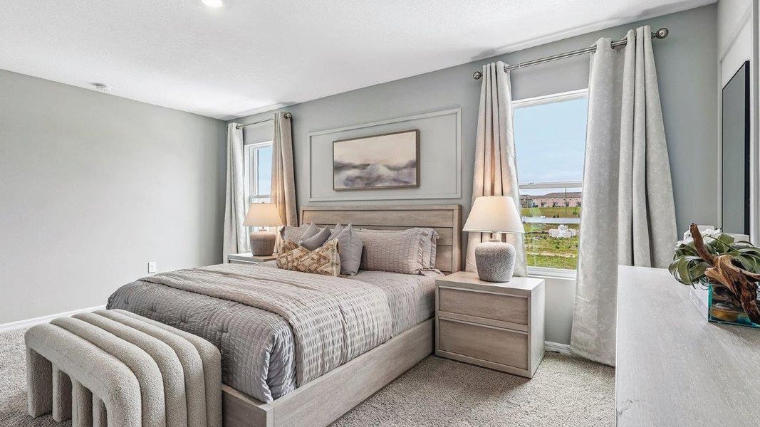 Furnished interior in a model home at Wynnstone in Davenport (Image 30).