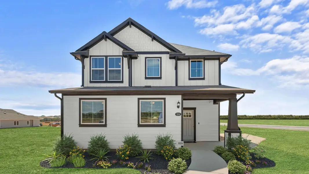 Front exterior of a home in the Cascade community, located in Liberty Hill, TX (Image 4).