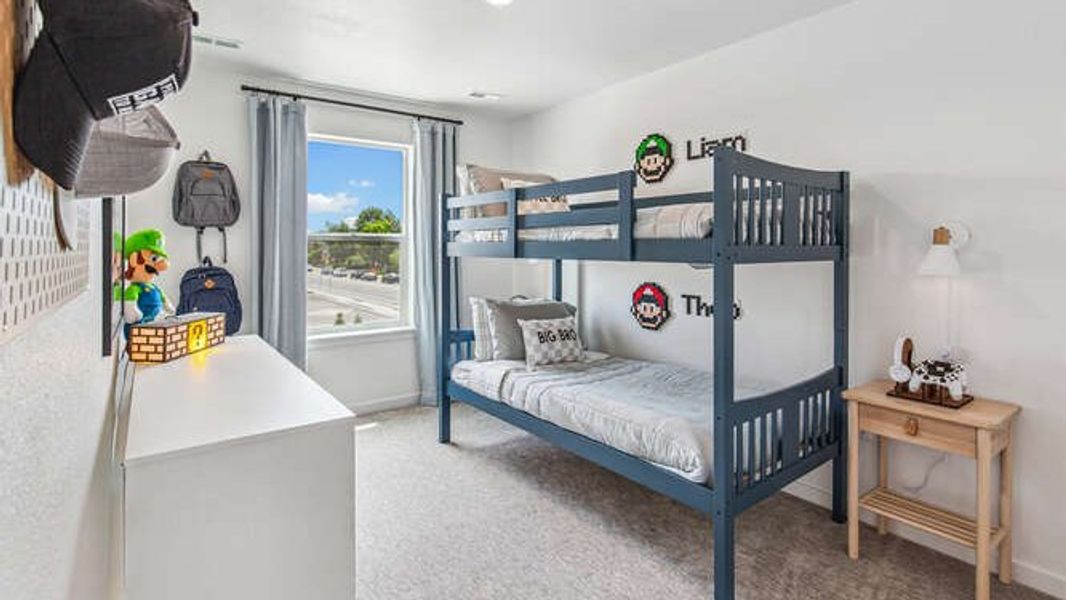 Furnished interior in a model home at Arcadia in Denver (Image 26).