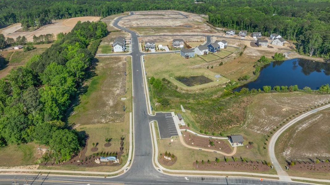 Site preparation and early development at Kalas Falls in Wake Forest, NC (Image 62).