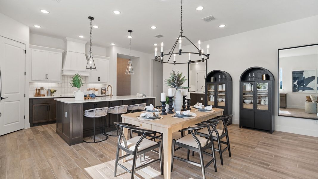 Furnished interior in a model home at Turnleaf 60' in Punta Gorda (Image 14).