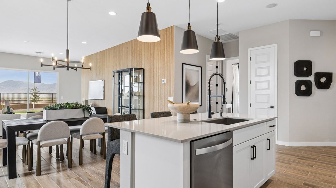 Furnished interior in a model home at Upper Canyon in Phoenix (Image 39).