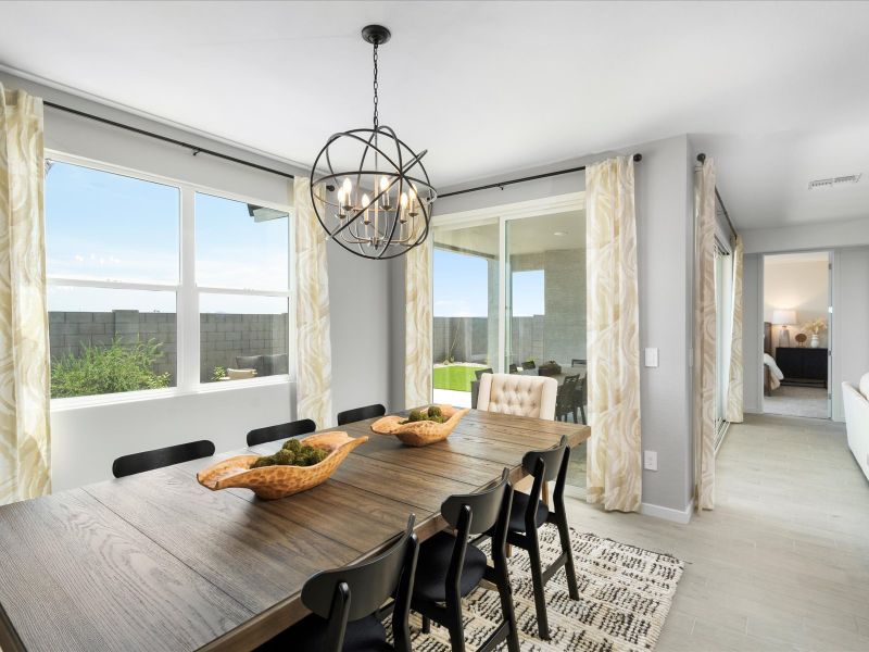 Dining Area in the Bailey Floorplan at Rancho Mirage