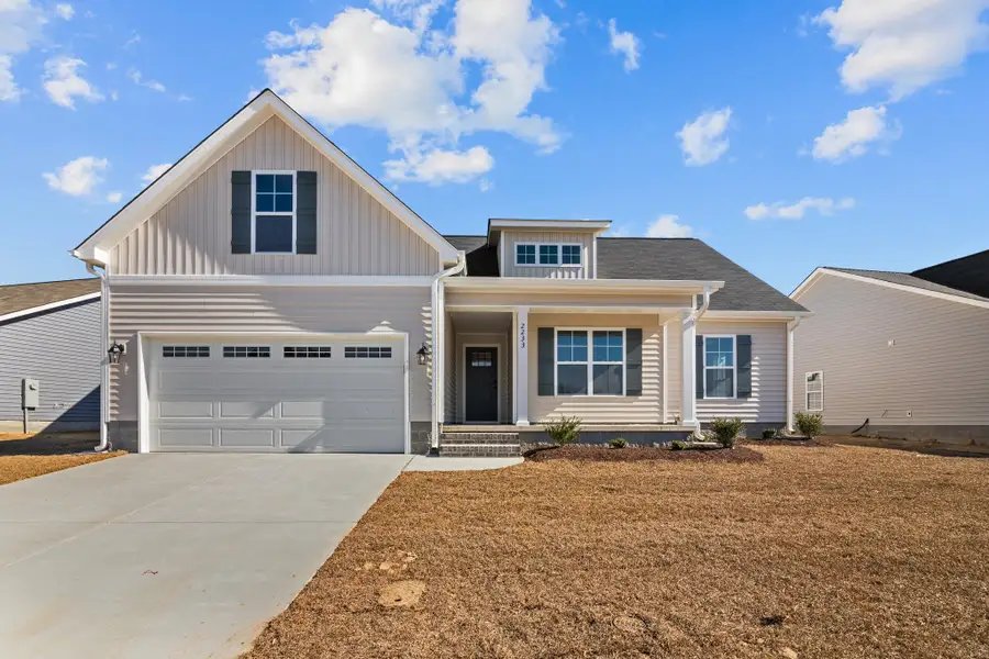 Front exterior of a home in the Davenport Farms community, located in Winterville, NC (Image 2).