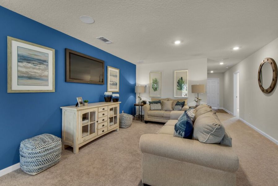Furnished interior in a model home at Cochran Commons in Milton (Image 29).