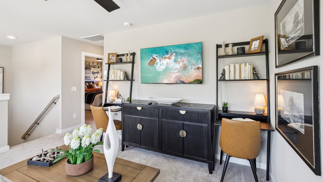 Cozy loft space for additional seating areas for your home to gather Cozy loft space for additional seating areas for your home to gather