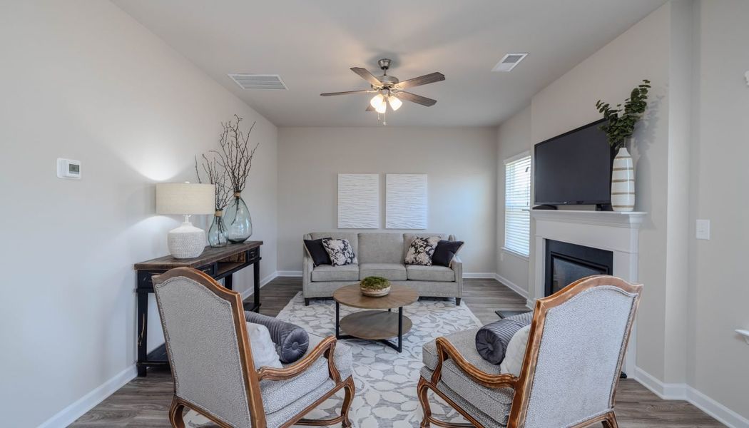 Furnished interior in a model home at Garden Walk in Jackson (Image 15). Furnished interior in a model home at Garden Walk in Jackson (Image 15).