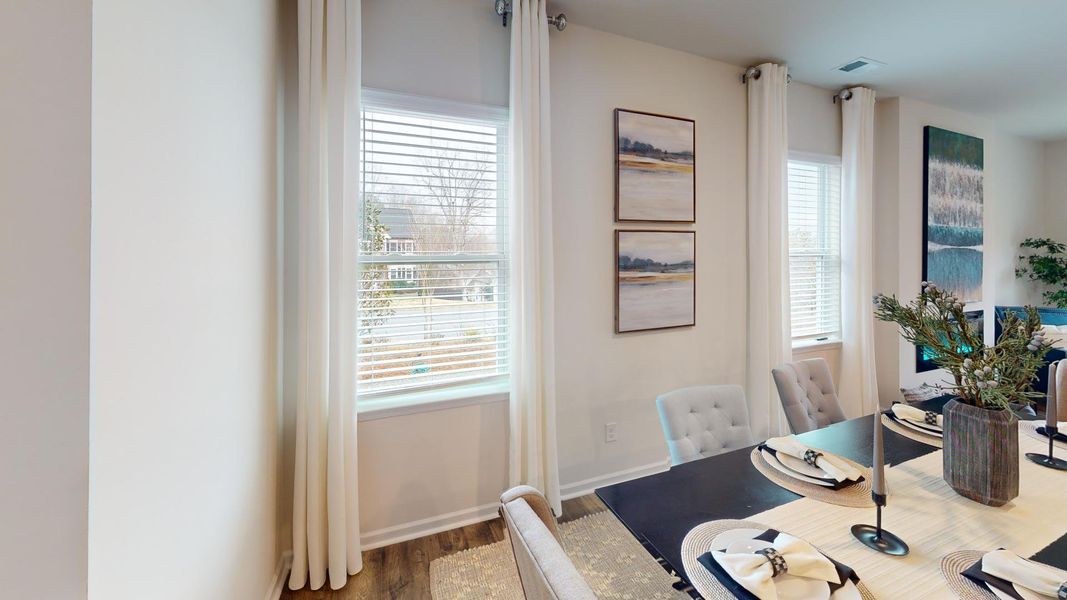 Furnished interior in a model home at Falls at Hickory in Hickory (Image 10). Furnished interior in a model home at Falls at Hickory in Hickory (Image 10).