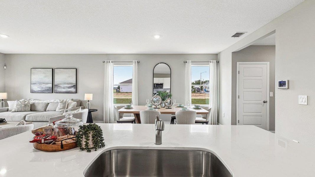 Furnished interior in a model home at Wynnstone in Davenport (Image 22).