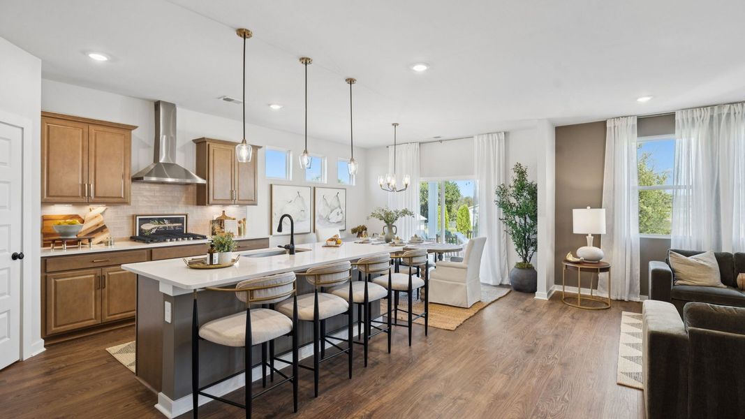 Furnished interior in a model home at Pottsview in Smyrna (Image 49).