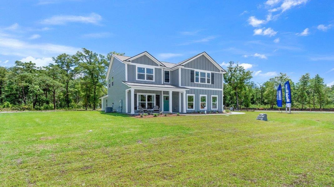 Front exterior of a home in the Greystone community, located in Crawfordville, FL (Image 2).