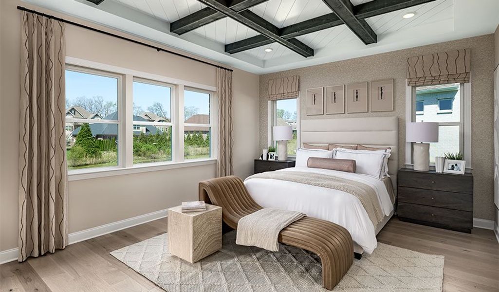 Furnished interior in a model home at August Park in Spring Hill (Image 44).