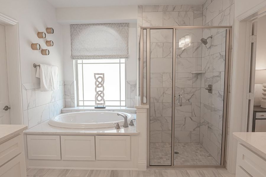 Furnished interior in a model home at Dove Chase in Mansfield (Image 21).