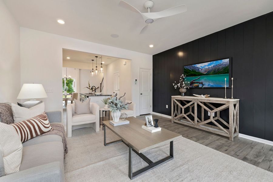 Furnished interior in a model home at Ardmore Townhomes in Winston-Salem (Image 9).