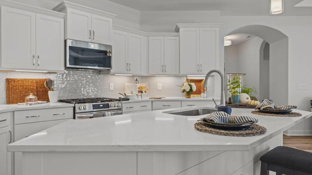 Furnished interior in a model home at Salem Brooke in Clemmons (Image 8). Furnished interior in a model home at Salem Brooke in Clemmons (Image 8).